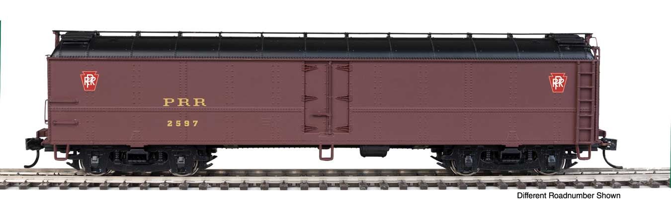 AHM 50' Reefer PRR Pennsylvania #5332F HO Scale Train Car Model MIB 