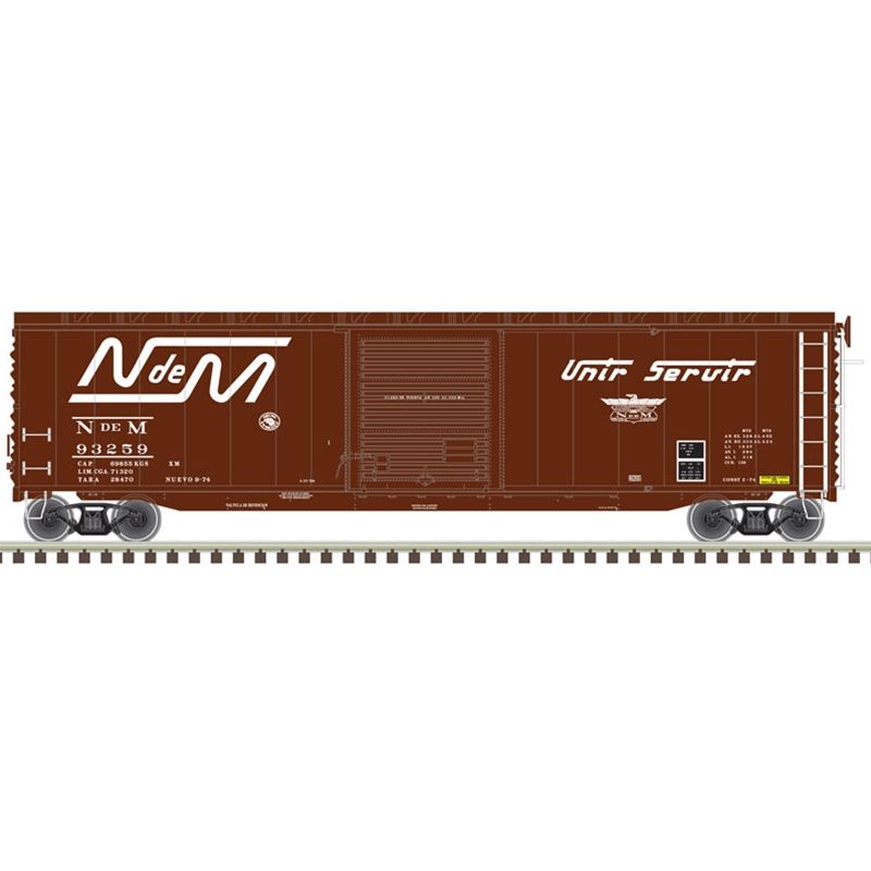 HO SCALE ROUNDHOUSE 50’ SINGLE DOOR BOX CAR.SCL 90928. 