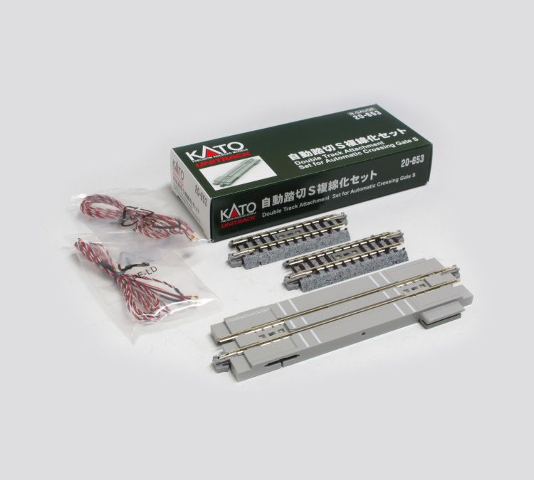 KATO 20-653 Double Track Attachment Set for Automatic Crossing Gate S N04 JP for sale online 