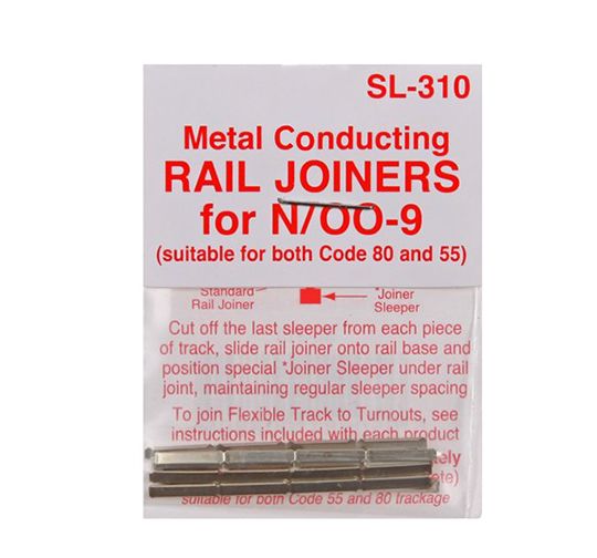 - Peco sl-910 G 18x Nickel Silver Rail Connector For Code 250 schient f1 
