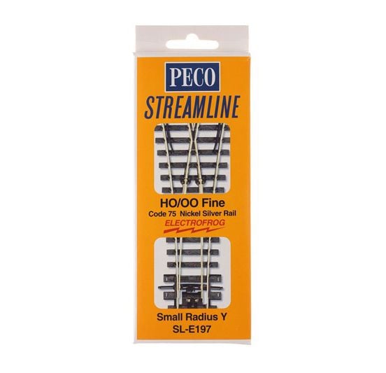 Peco SL-E387 Code 80 Curved Double Radius Turnout LH Electrofrog N Scale