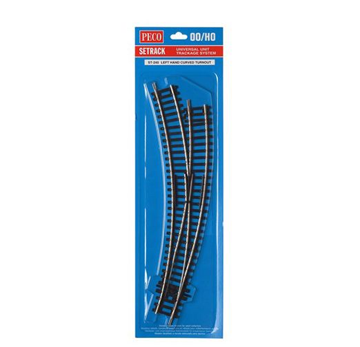 Peco ST-221 Hornby R605 5 x 1st Radius 371mm Double Curved Setrack 00 GaugeT