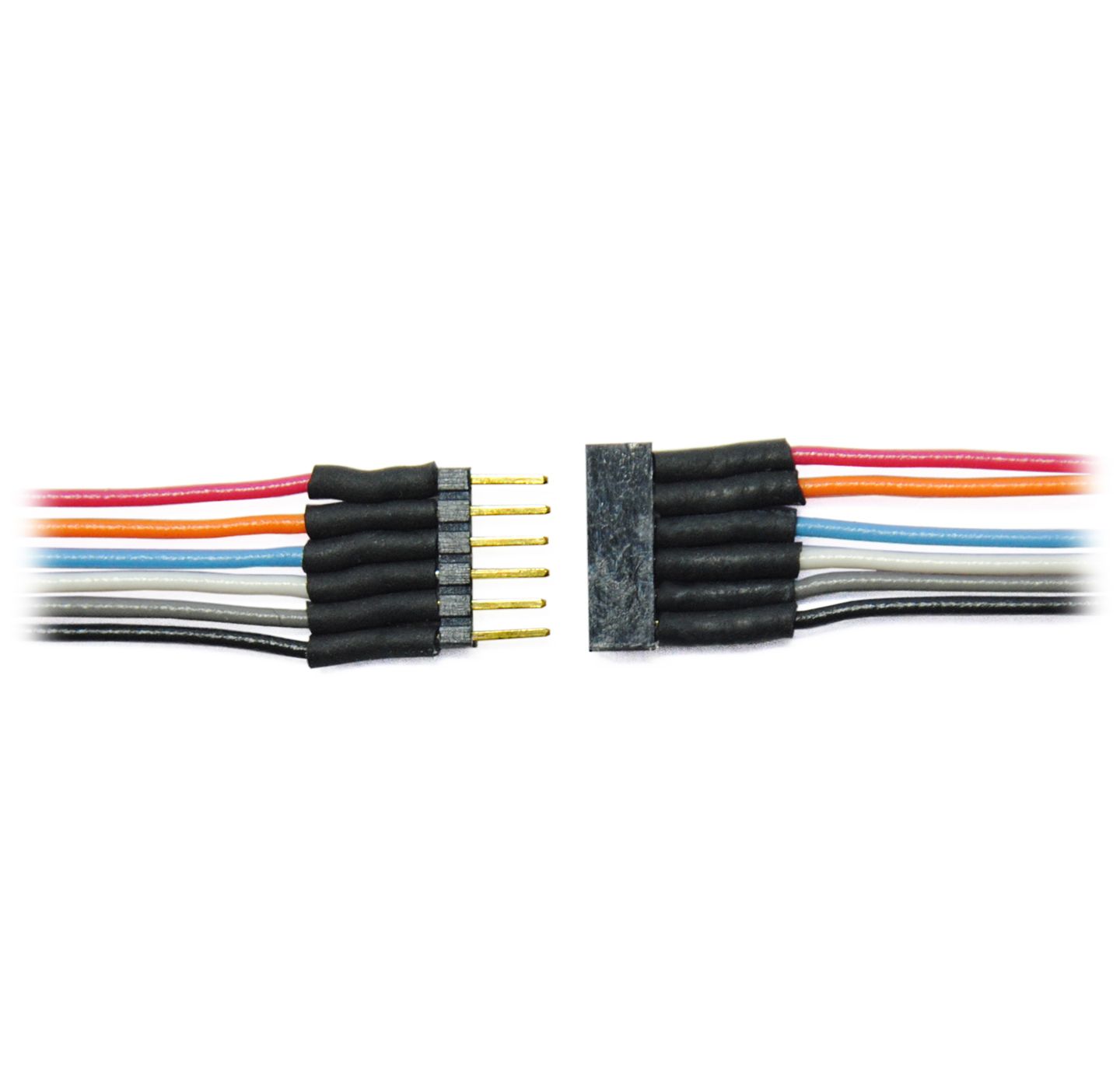 TCS Train Control Systems Mini 4 pin connector with coloured wires 