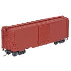 Kadee 5199 HO 40' PS-1 Boxcar with 8' Youngstown Door - Undecorated Post 1954 Narrow Tab - Oxide Red