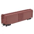 Kadee 6000 HO 50' PS-1 Boxcar with 9' Youngstown Door - Undecorated Sharp Slope No Lip Sill - Boxcar Red