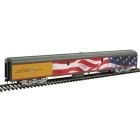 WalthersProto 920-9203 HO 85ft ACF Baggage Car, Union Pacific Heritage Fleet, #5769 US Flag & Presidential Seal; Bush Funeral Train 2018