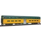 WalthersProto 920-15526 HO 85ft P-S Bi-Level Commuter Cab Car, Chicago & North Western #159