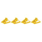 Walthers 948-83108, HO Scale Assembled Track Bumper, Yellow, 4 Per Pack