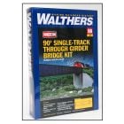 933-4503 Walthers Cornerstone HO 90' Single-Track Railroad Through Girder Bridge