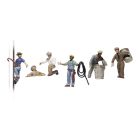 Woodland Scenics HO Scale 785-1826 Scenic Accents(R) Figures, City Workers pkg(6)