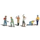 Woodland Scenics N Scale 785-2148 Track Workers - Scenic Accents(R), pkg(6)