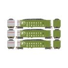 Athearn ATH3851 N Thrall High Side Gondola, Wisconsin Electric 3-Pack #3