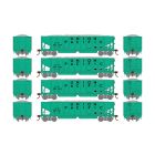 Athearn ATH7649 HO RTR 40ft Ballast Hopper, Union Pacific #1 4-Pack