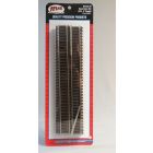 Atlas 520, HO Scale Code 83 Snap Track, 9in Straight Sections, 6-Pack