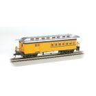Bachmann 13503, HO Scale Old Time Wood Combine, Silver Series, Painted, Unlettered Yellow