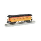Bachmann 15101, HO Scale Old Time Wood Coach w Clerestory Roof, Silver Series, Western & Atlantic #63