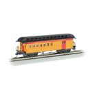 Bachmann 15201, HO Scale Old Time Wood Combine w Clerestory Roof, Silver Series, Western & Atlantic #19