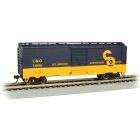 Bachmann 16002, HO Scale PS-1 40 ft. Steel Boxcar, Silver Series, Chesapeake & Ohio #13098