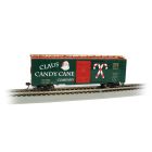 Bachmann 17007, HO Scale PS-1 40 ft. Steel Boxcar, Silver Series, Claus Candy Cane Co., NP&S #20142