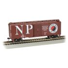 Bachmann 17015, HO Scale PS-1 40 ft. Steel Boxcar, Silver Series, Northern Pacific #27231