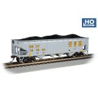Bachmann 17615, HO Scale 40 ft Quad Hopper, Silver Series, CSX Transportation Gray #141944