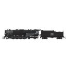 Broadway Limited BLI-7792, HO Scale B&M 2-8-4 Berkshire, 4-axle Tender, Stealth - No Sound, T1a #4002