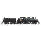 Broadway Limited BLI-8252, HO Scale Class D 4-Truck Shay, Stealth - Std. DC, No Sound, DCC Ready, C&O #7 As Delivered