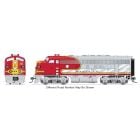 Broadway Limited BLI-8300, HO Scale EMD F7A, Stealth - Std. DC, NO Sound, DCC Ready, ATSF #334L 1950s Red Warbonnet