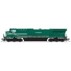Broadway Limited BLI-8597, N Scale GE AC6000, Stealth - Std. DC, GE Green Paint Demo #6000