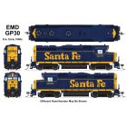 BLI-9150, Broadway Limited Imports HO EMD GP30, Stealth, DCC-Ready, ATSF 1263, Bookend Scheme