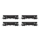 Broadway Limited 8103 HO AAR 70-Ton 3-Bay Hopper 4-Pack, Baltimore & Ohio