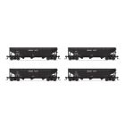 Broadway Limited 8109 HO AAR 70-Ton 3-Bay Hopper 4-Pack, Canadian Pacific