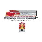 Broadway Limited Imports BLI-9054, N Scale EMD F3A, Stealth - Std. DC, No Sound, DCC Ready, ATSF Warbonnet #36C