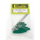 800-6500 Circuitron Tortoise(TM) Switch Machine Replacement Parts - Spring Wire, Retaining Screws & Fulcrum - 6 Sets