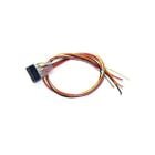 ESU 51951, DCC Decoder Cable Harness with NEM651 6-Pin Socket, 11-13/16 inch 30cm Leads