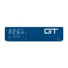 Intermountain 47523-01, HO Scale 5277 Cu. Ft. Boxcar, GTW Blue #309321