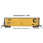 InterMountain 45964-01, HO Scale 50ft PS-1 Single Plug Door Cushion Underframe Box Car, Chessie System C&O #23004