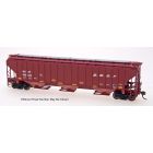 InterMountain 45337-16, HO Scale 4750 Cu. Ft. Rib-Sided 3-Bay Covered Hopper, BNSF Small Wedge #429592