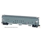 InterMountain 65326-28, N Scale 4750 Cu. Ft. Rib-Sided 3-Bay Covered Hopper, UP #74628