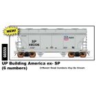 InterMountain 66550-05, N Scale ACF Center Flow 2-Bay Covered Hopper, UP Bldg America ex-SP #490456