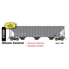 Intermountain 472260-01, HO 4785 PS2-CD Covered Hopper, Late End Frame Version, Illinois Central #769410