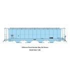 InterMountain 65140-05, N Scale NSC 59ft Cylindrical Covered Hopper w Trough Hatch, WGR Patch Light Blue #16371