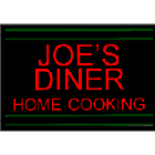 Miniatronics 75-E15-01 HO Animated Sign, "Joe's Diner Home Cooking"