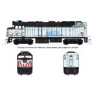 Kato 176-CHICAGO-DCC, N Scale EMD F40PH, DCC, Chicago Metra #104 City of Chicago