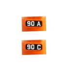 Kato 11-650, N Scale Alternate Number Boards for Milwaukee Road FP7A, #90A & #90C