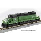 Kato 176-4822-DCC, N Scale EMD SD40-2 Early Production, DCC, Burlington Northern #6328
