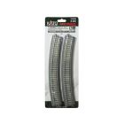 Kato HO 2-241 Superelevated Curved Section, w Concrete Ties, 28 3/4" 730mm, 22.5 Degrees