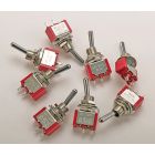 Miniatronics 36-200-008 SPST 5Amp 120V Toggle Switch (8pk)