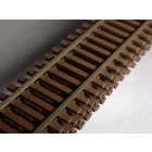 Micro Engineering 12-104, HO Code 83 Weathered Wooden Tie Flex Track, 6 Pack