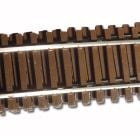 Micro Engineering 10-104 HO Scale Code 83 Flex-Trak with Wooden Ties (6 pack)